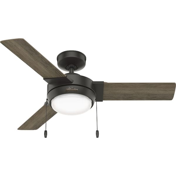 Hunter Mesquite 44 in. Indoor Noble Bronze Ceiling Fan with Light Kit