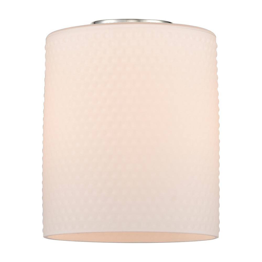 Matte Black and White Glass Adjustable Wall Sconce
