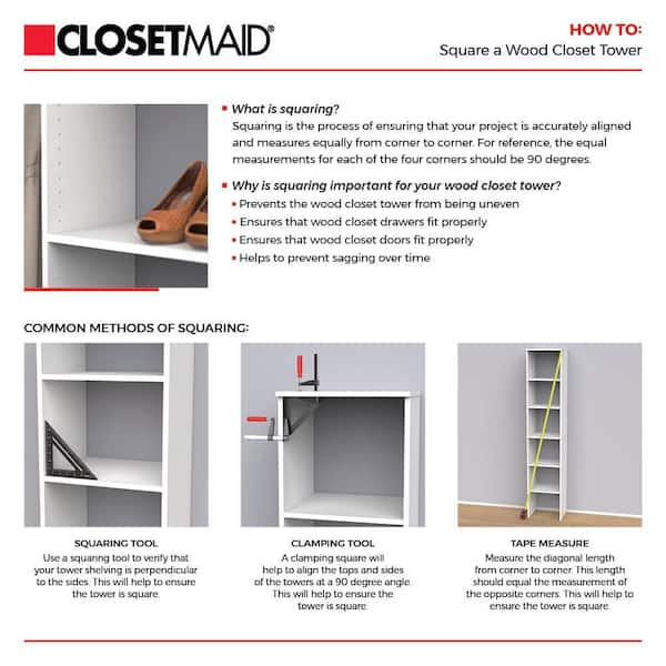 ClosetMaid Planning Tips from Organise My Home