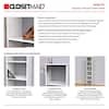 ClosetMaid Selectives 29 in. W White Corner Base Organizer for Wood Closet  System 7031 - The Home Depot