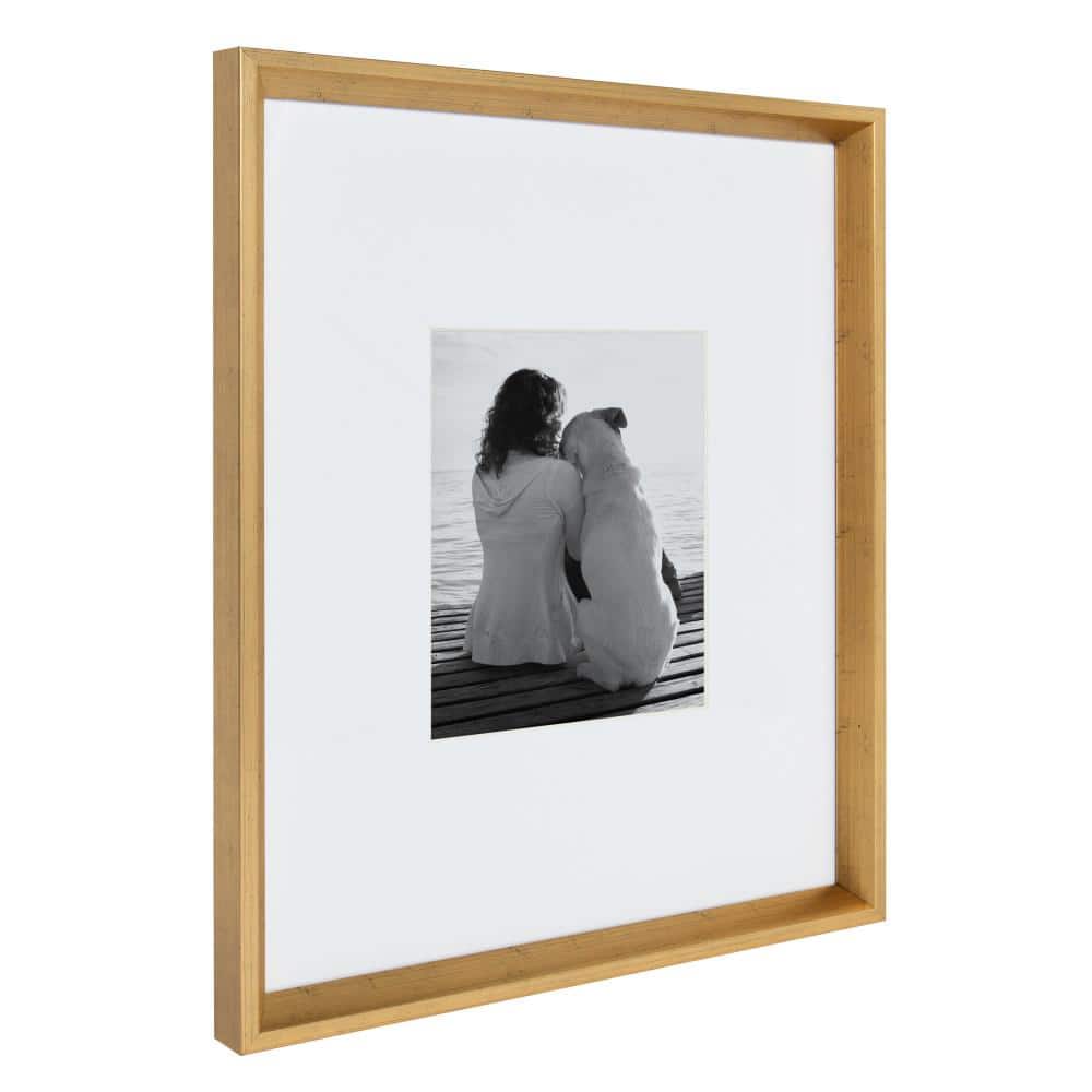 Gold 16x20 Matted to 8x10 Classic Wall Picture Frame Set