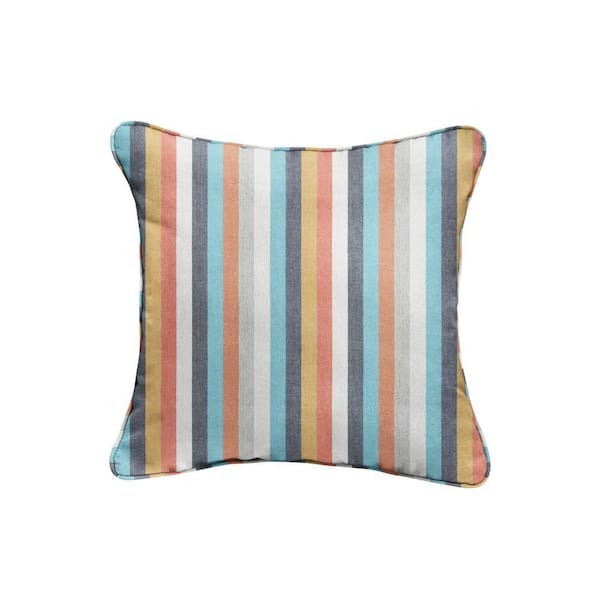 Sorra Home Sunbrella Surround Sunrise Square Outdoor Throw Pillow