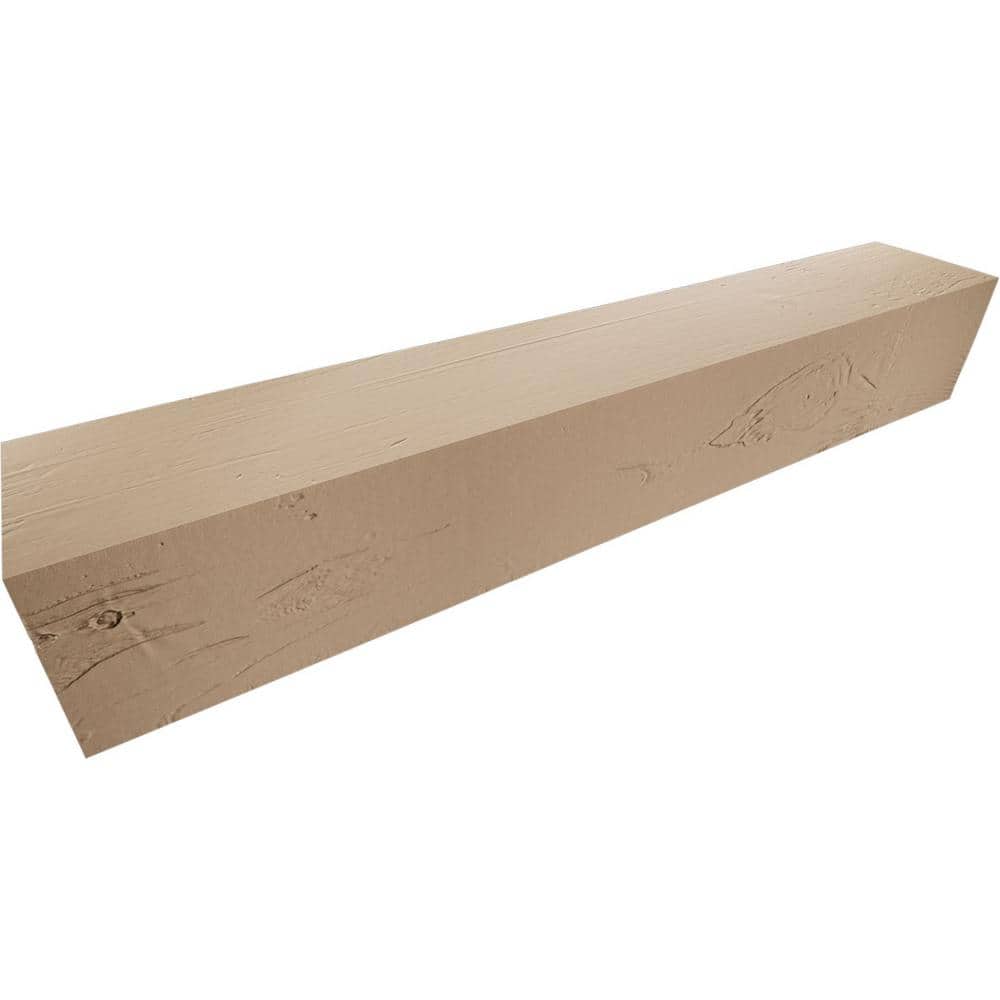 12"W x 6"H x 14'L Knotty Pine Faux Wood U-Beam
