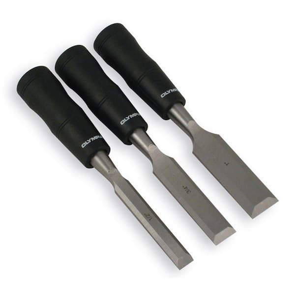 OLYMPIA Wood Chisel Regular Pattern Set (3-Piece)