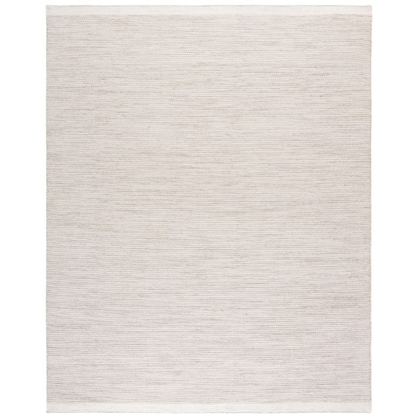 Vermont 8 ft. x 10 ft. Ivory/Beige Modern Solid Area Rug