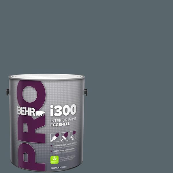 1 gal. #N470-6 Whale Gray Eggshell Interior Paint