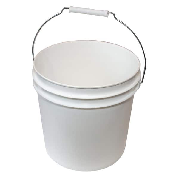 White 6-1/2 Gallon Bucket
