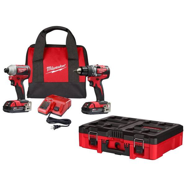 Milwaukee M18 18V Lithium-Ion Brushless Cordless Compact Drill