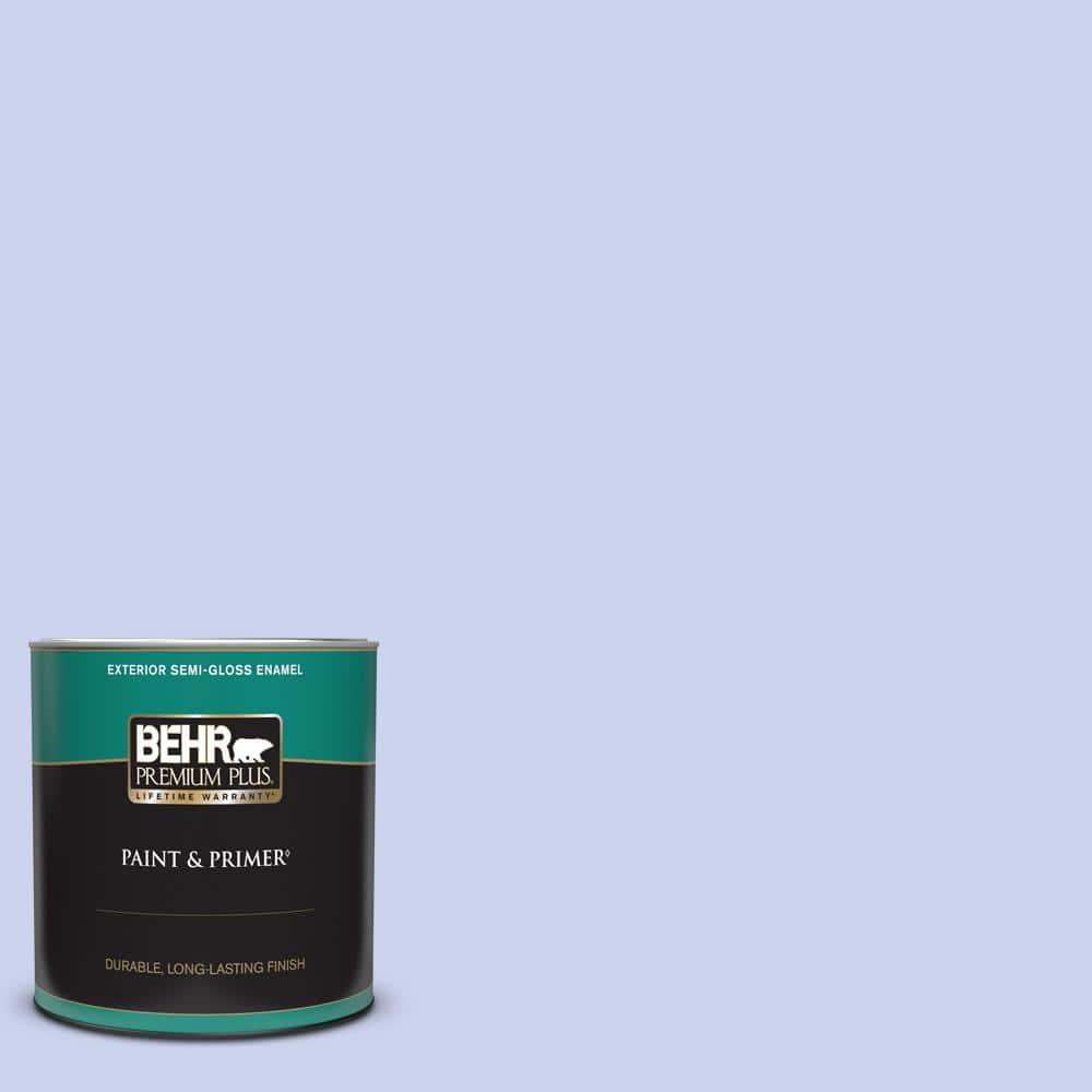 1 qt. #P540-2 Garden Fairy Semi-Gloss Enamel Exterior Paint & Primer -  BEHR PREMIUM PLUS, ZZ781219