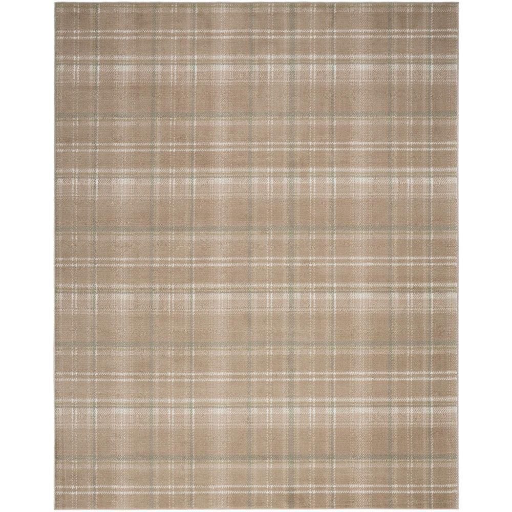 Grafix Taupe 9 ft. x 12 ft. Plaid Contemporary Area Rug price history on PriceWatchPro