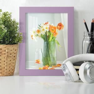 Modern 6 in. x 8 in. Violet Picture Frame (Set of 4)