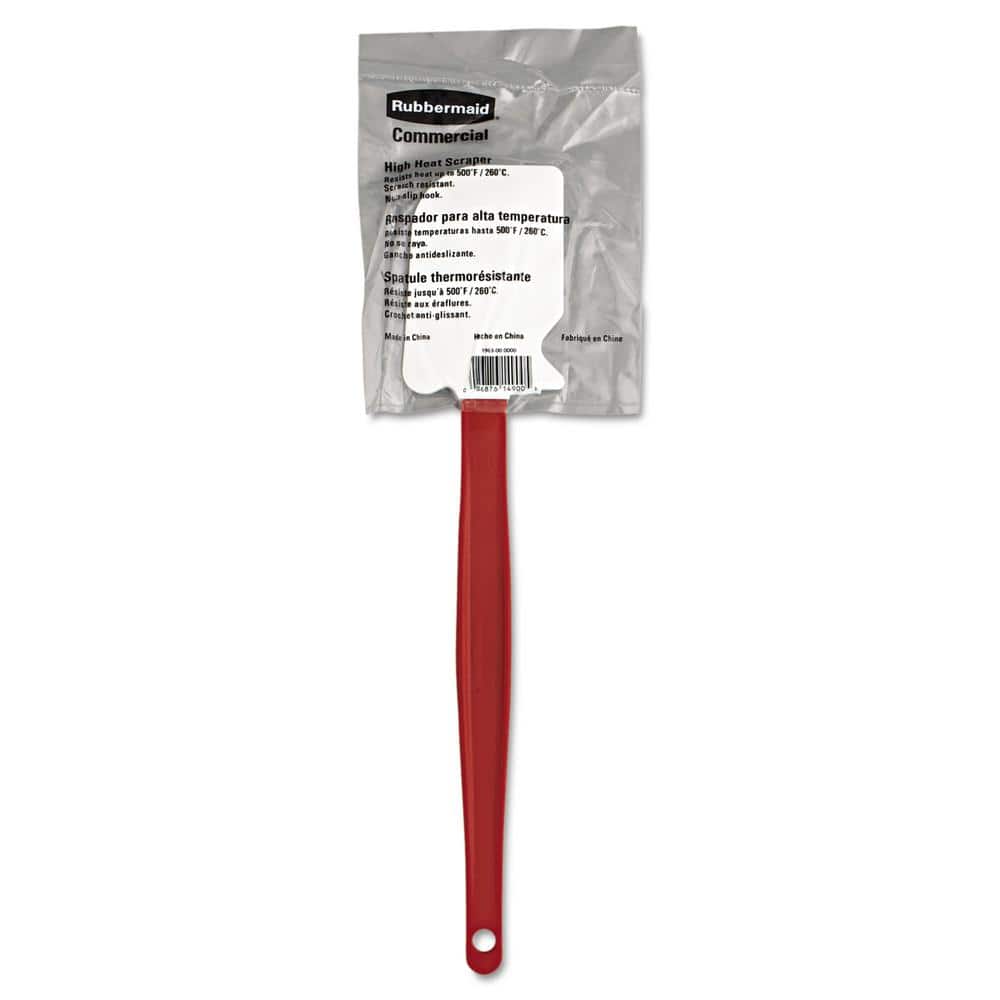 Rubbermaid Commercial High-Heat Cook's Scraper, 13 1/2, Red/White
