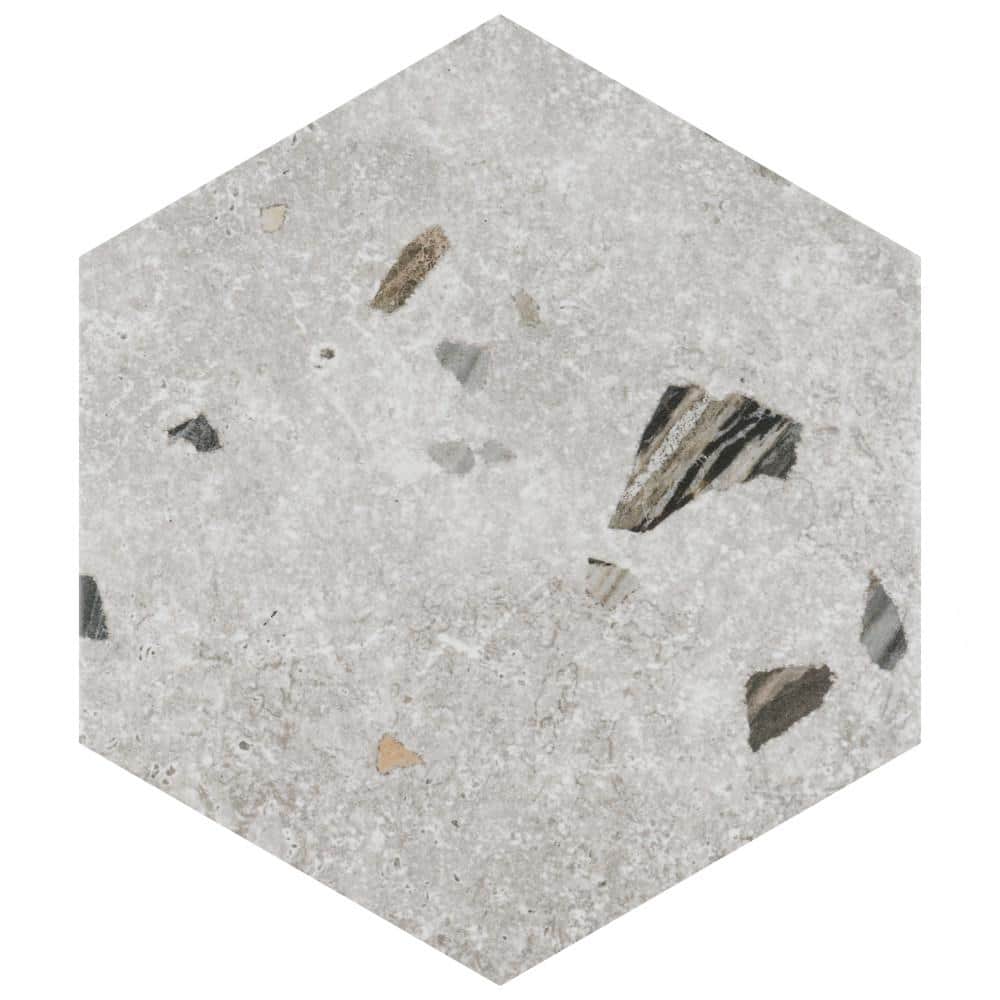 Sonar Hex Silver 8-5/8 in. x 9-7/8 in. Porcelain Floor and Wall Tile (11.5 sq. ft./Case) price history on PriceWatchPro