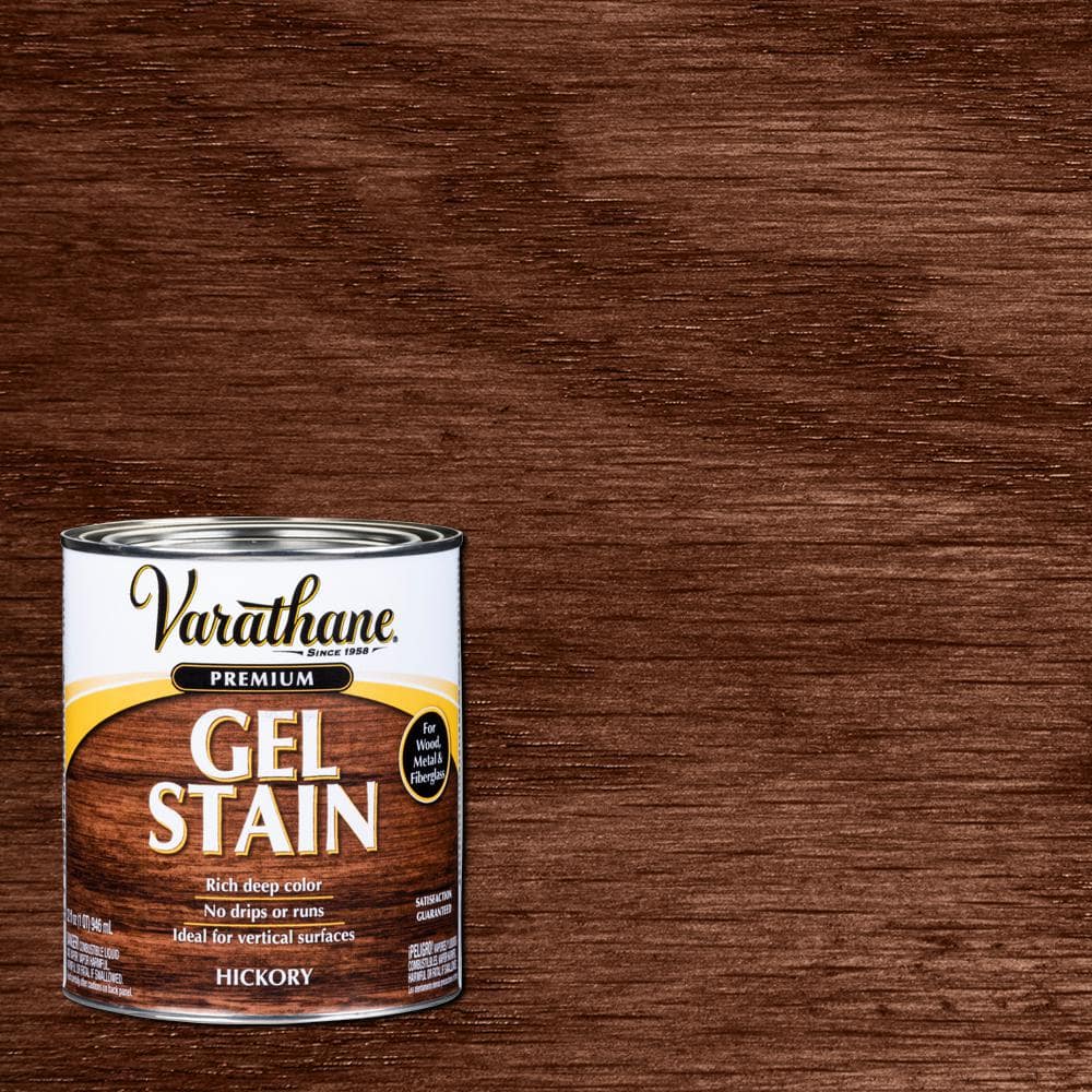 Varathane 1 qt. Hickory Wood Interior Gel Stain 339587 - The Home Depot