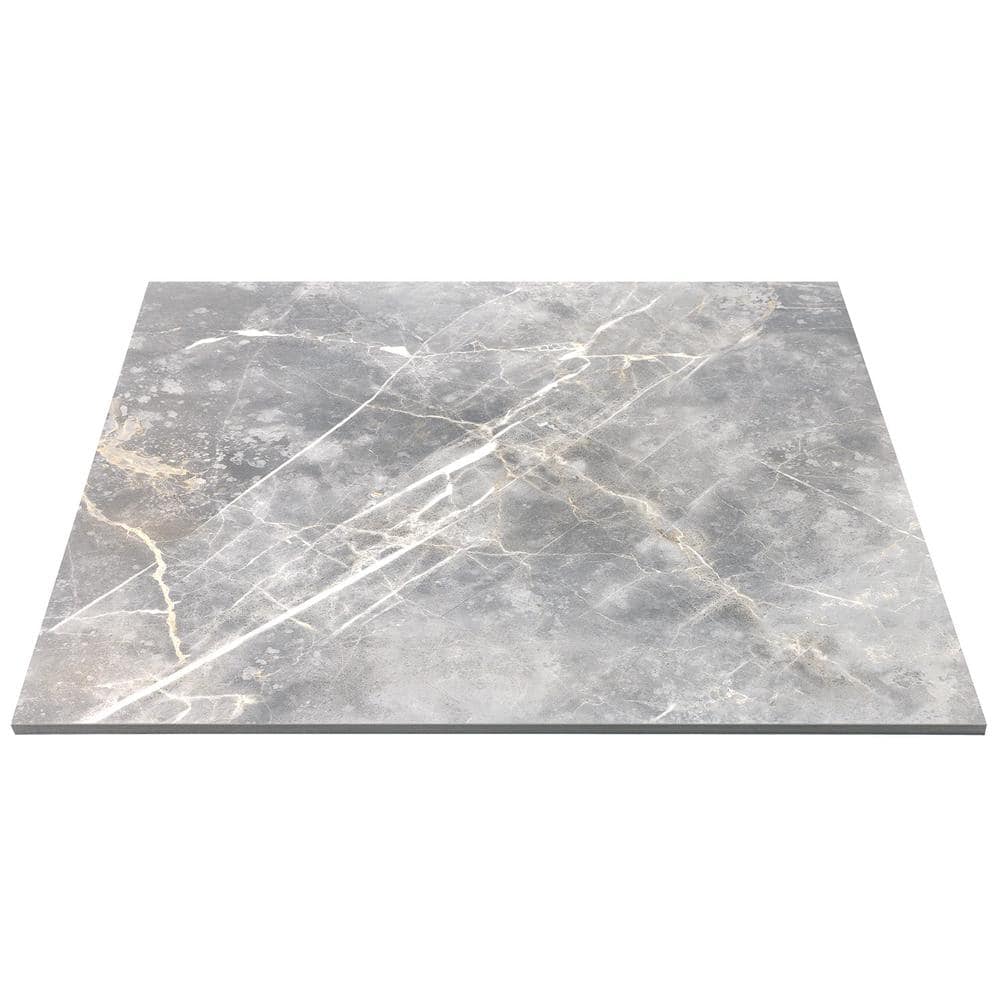 Marmo Gray 24" x 24" Porcelain Marble Look Floor and Wall Tile