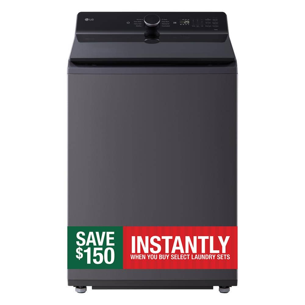 Reviews for LG 5.5 cu. ft. SMART Top Load Washer in Matte Black with ...