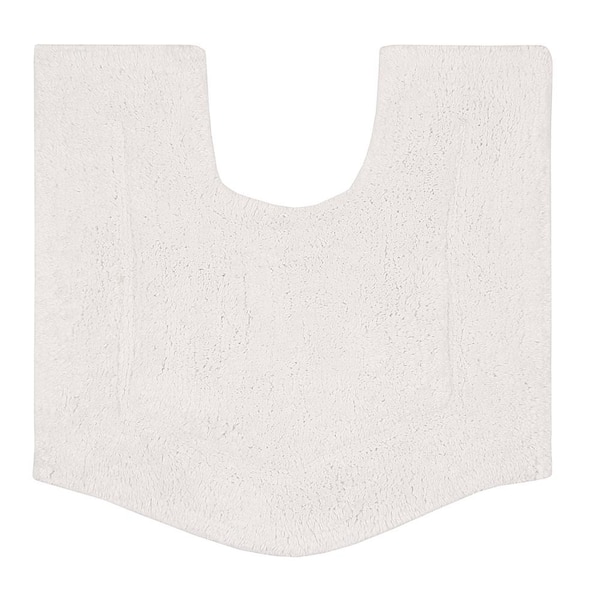 Waterford Collection 100% Cotton Tufted Bath Rug, 20 in. x20 in. Contour, Ivory