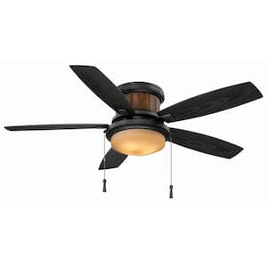 Roanoke 48 in. Indoor/Outdoor Iron Ceiling Fan with Light Kit