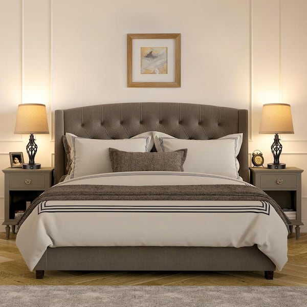 16 in. Farmhouse Bedside Lamps (Set of 2) w/ USB Ports, Black Table Lamp Cream Drum Shade Spiral Cage Base without Bulb