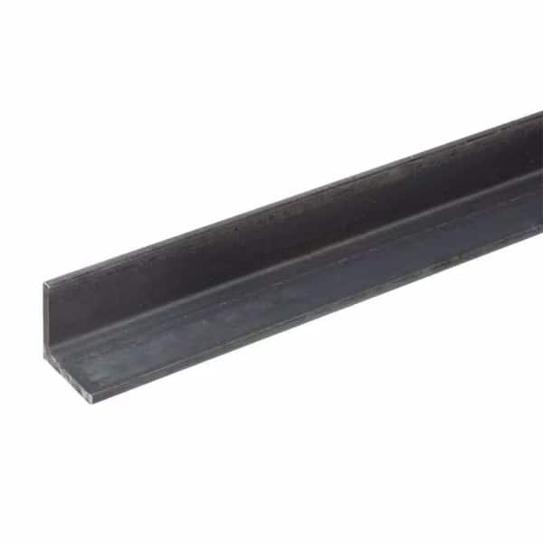 2 in x 6 ft.-3/16 in. Thick Plain Steel Angle Metal Stock