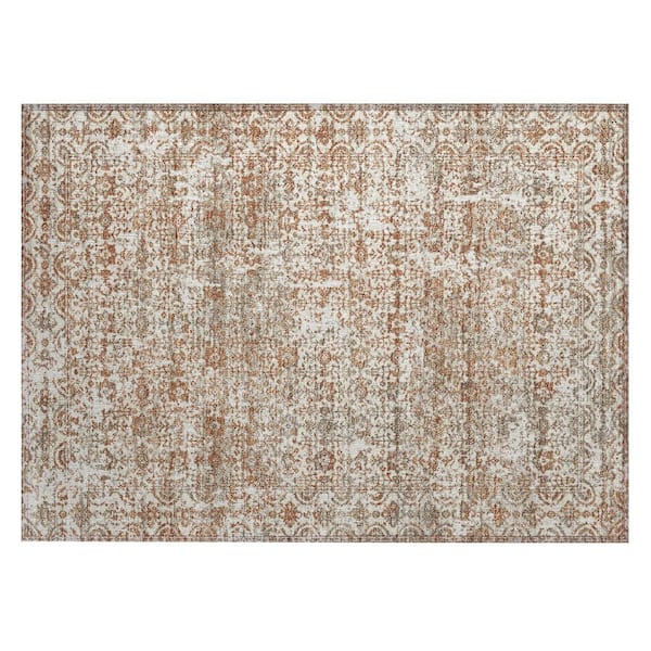 Chantille Machine Washable Indoor/Outdoor Abstract ACN2931 Cream 2 ft. x 3 ft. Accent Rug