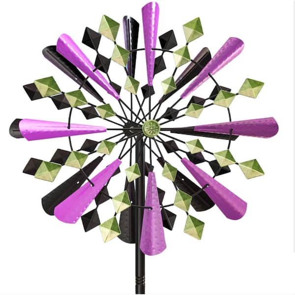 Unbranded 23.6 in. W x 79.4 in. H Metal Yard Wind Sculptures