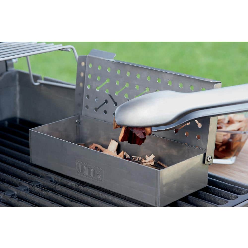 Universal Stainless Steel Smoker Box for Grills