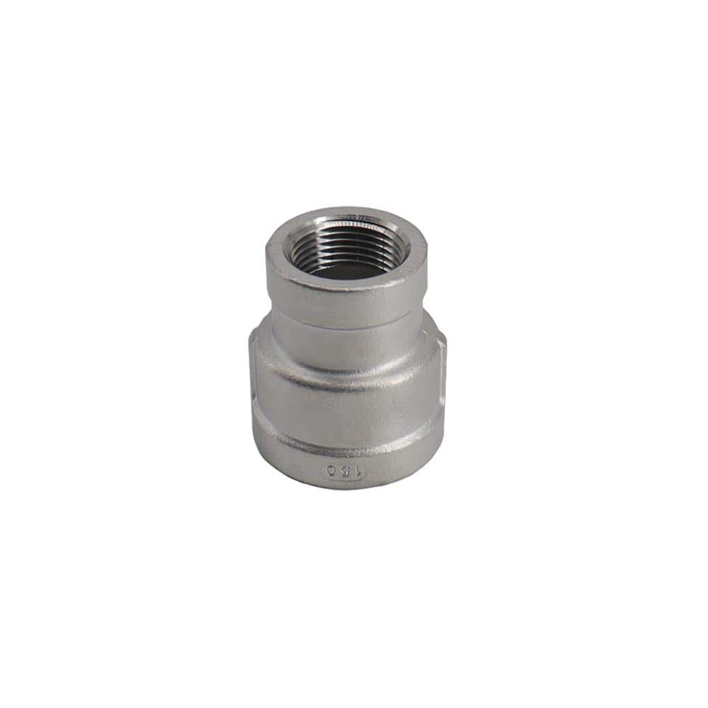 "3/4"" X 1/4"" 304ss 150# Threaded Reducing Coupling Connector" price history on PriceWatchPro