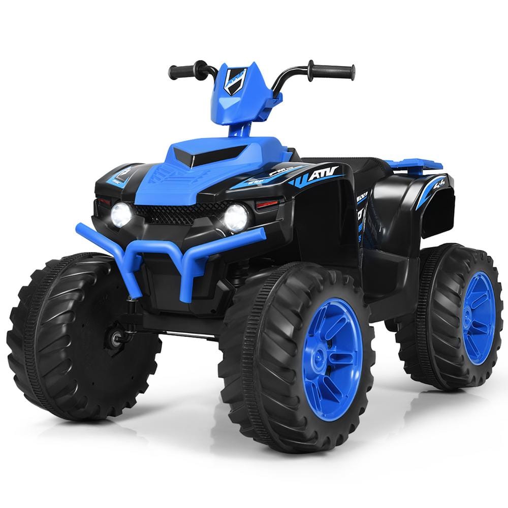 Gymax 12-Volt Electric Kids Ride On Car ATV 4-Wheeler Quad with Music ...