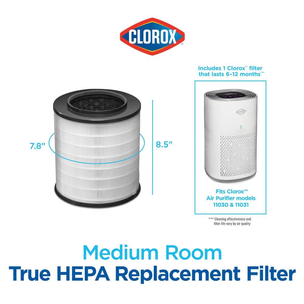 Medium White HEPA Air Purifier Replacement Filter