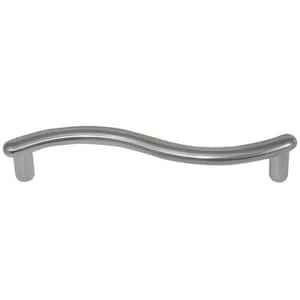 Delano 3 3/4 in. Center-to-Center Brushed Satin Nickel Bar Pull Cabinet Pull (25159)