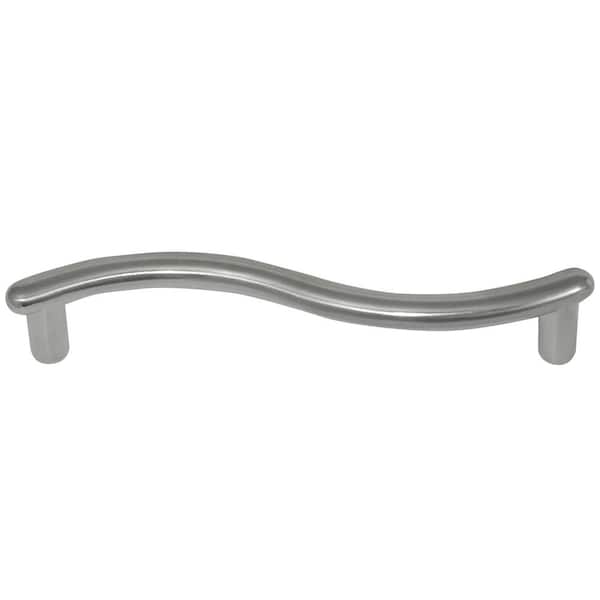 Laurey Delano 3 3/4 in. Center-to-Center Brushed Satin Nickel Bar Pull Cabinet Pull (25159)