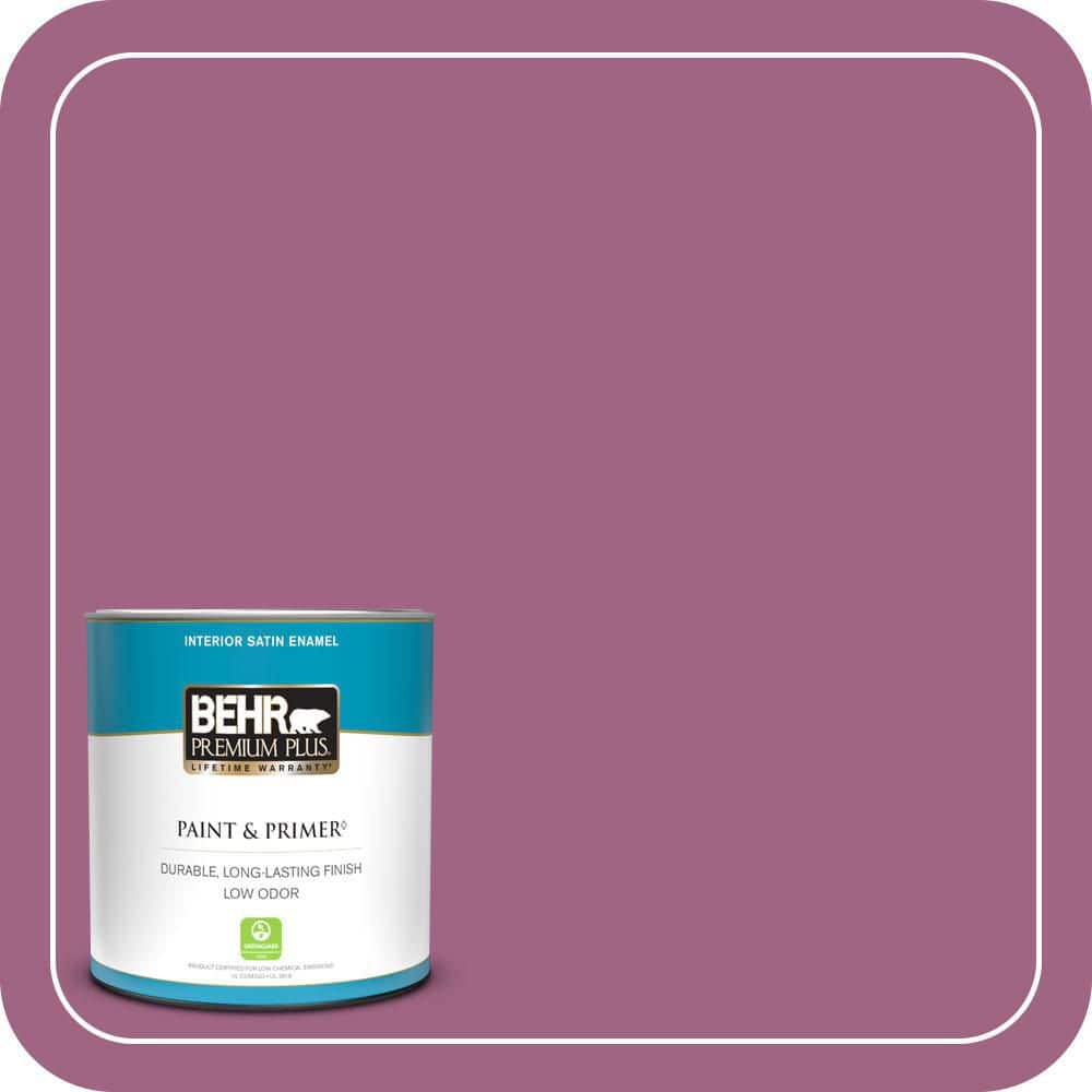 1 qt. #M120-6 Love Poem Satin Enamel Low Odor Interior Paint & Primer price history on PriceWatchPro