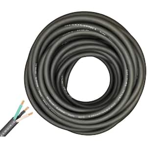 100 ft. 14/3 14-Gauge 3 Conductor 300-Volt Black SJOOW Cable Cord