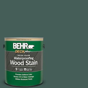 1 gal. #SC-114 Mountain Spruce Solid Color Waterproofing Exterior Wood Stain