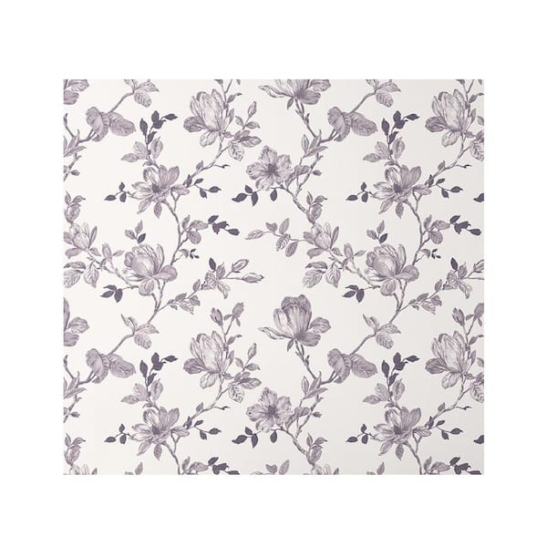 The Company Store Garrett Purple Peel and Stick Removable Wallpaper Panel (covers approx. 26 sq ft.)