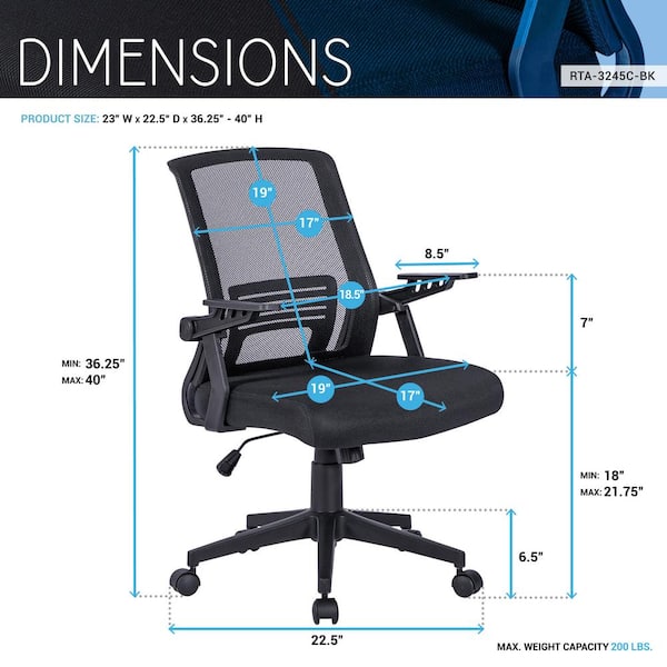 Flow LB Desk Chair - Black - Scan Design