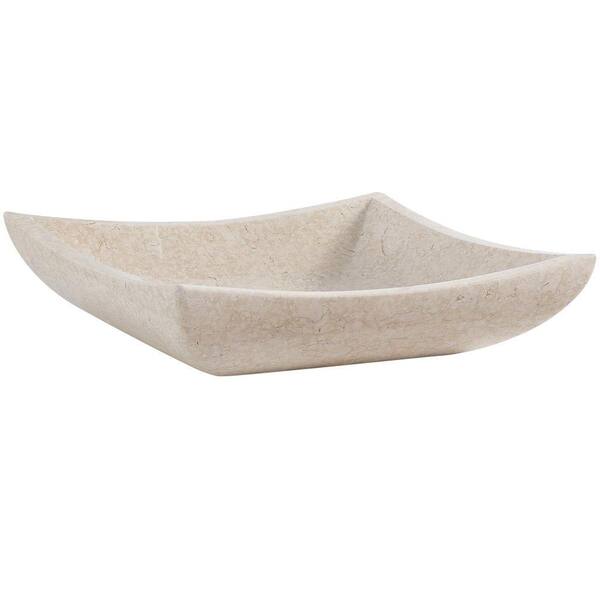 Wyndham Collection Avalon Vessel Sink in Ivory