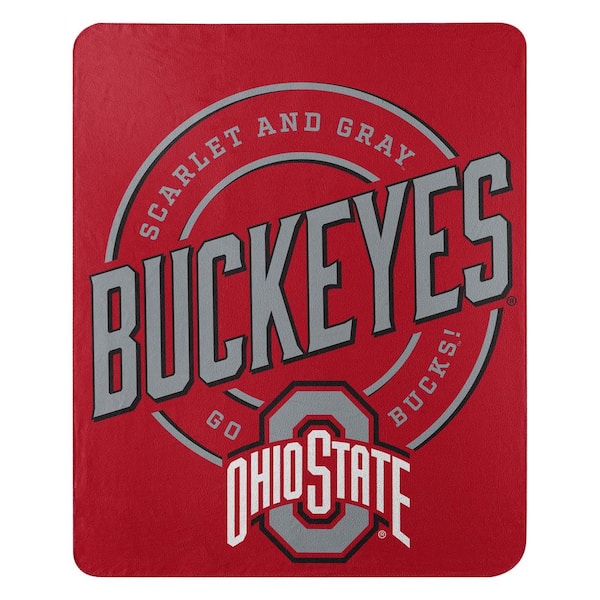 THE NORTHWEST GROUP NCAA Ohio State Campaign Fleece Throw 1COL031040007RET The Home Depot