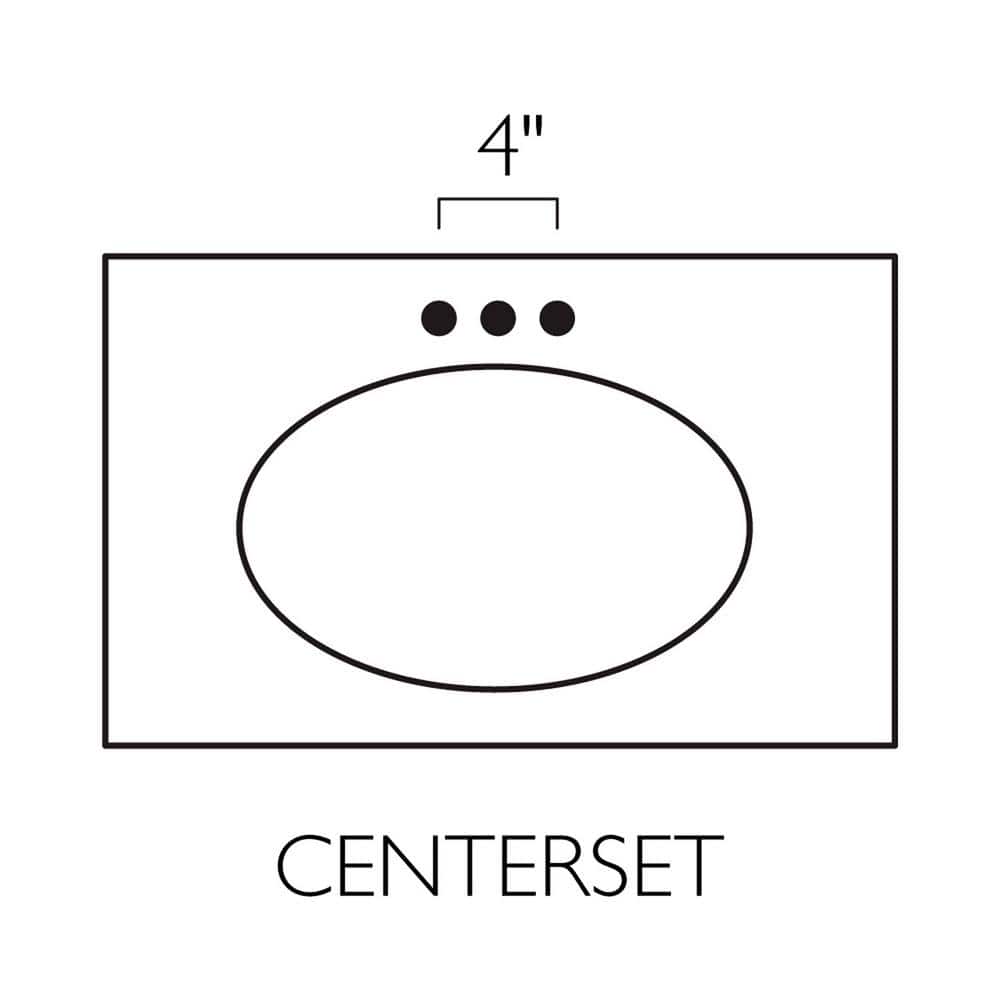 49-Inch White Cultured Marble Vanity Top with Backsplash