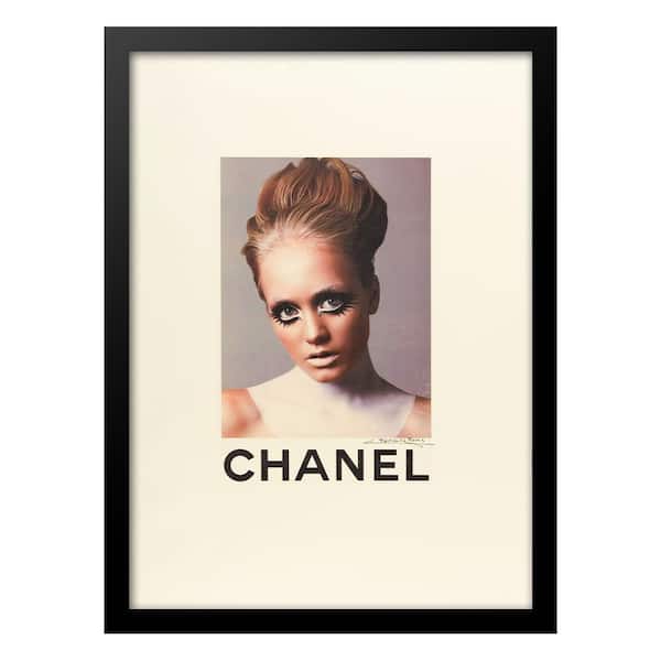 VENICE BEACH Collections Twiggy Designer Fashion Framed Print by Fairchild Paris People Poster Art Print 18 in. x 14 in.