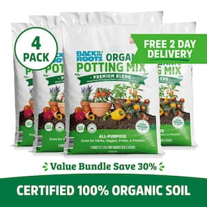 Organic Potting Mix (4 1 cu.ft. Bags )