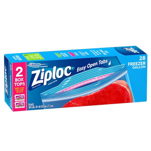 Ziploc Slider Freezer Gallon Bags With Power Shield Technology - 24ct :  Target