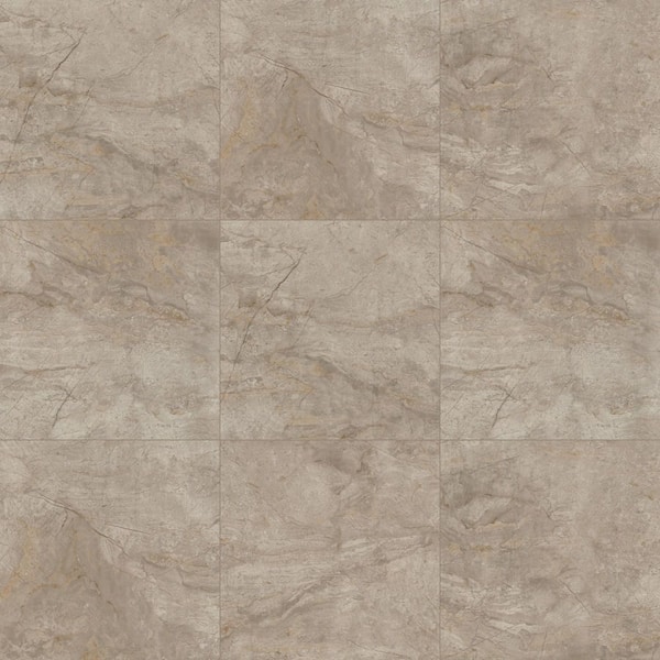 Luna Marble 4 MIL x 12 in. W x 12 in. L Peel and Stick Waterproof Vinyl Tile Flooring (30 sq. ft./Case)