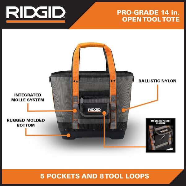 Veto Pro Pac Contractor Open Top OT-LC Tool Carry Bag & Parts Bags