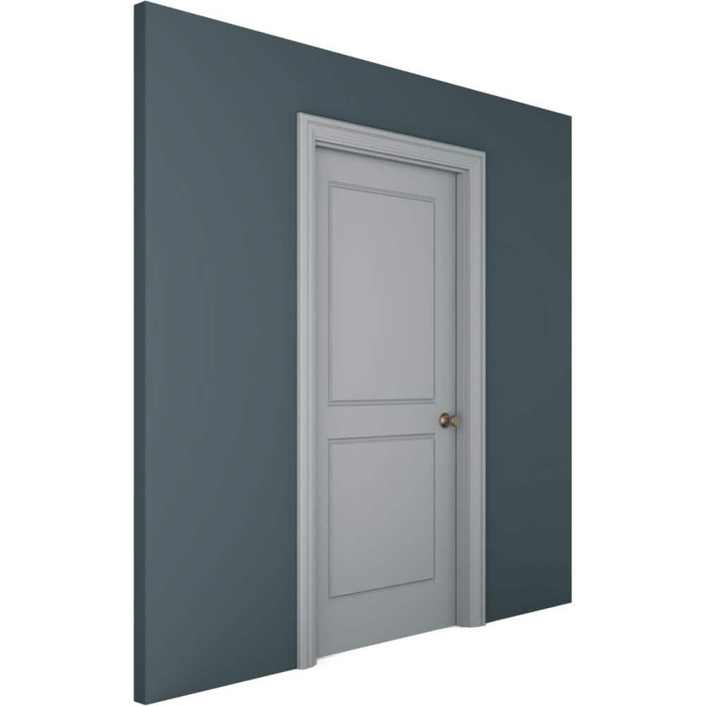 Gray Primed Polyurethane Geometric Window and Door Casing