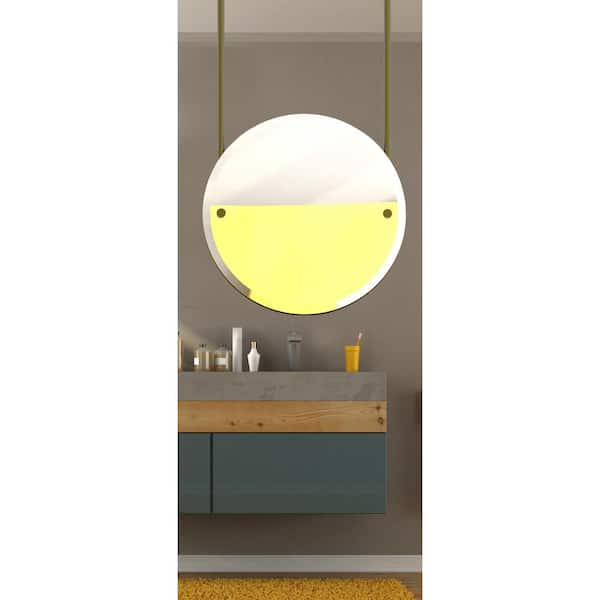 Allied Brass Retro Dot Collection Wall Mounted Swivel Make-Up Mirror 8-inch  Diameter with 3X Magnification - On Sale - Bed Bath & Beyond - 11607337