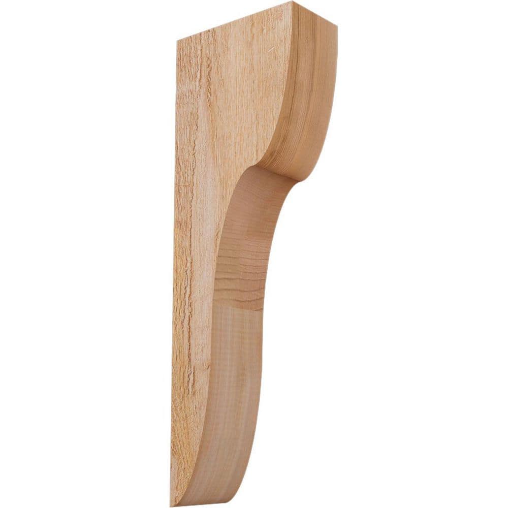 4 in. x 8 in. x 24 in. Western Red Cedar Carmel Rough Sawn Corbel price history on PriceWatchPro