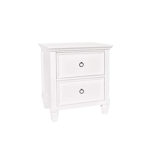 NEW CLASSIC HOME FURNISHINGS New Classic Furniture Tamarack 2-drawer Nightstand, White