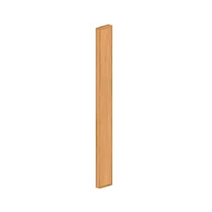 Hargrove Cinnamon Stain Plywood Shaker Assembled Kitchen Cabinet Filler Strip 3 in W x 0.75 in D x 30 in H